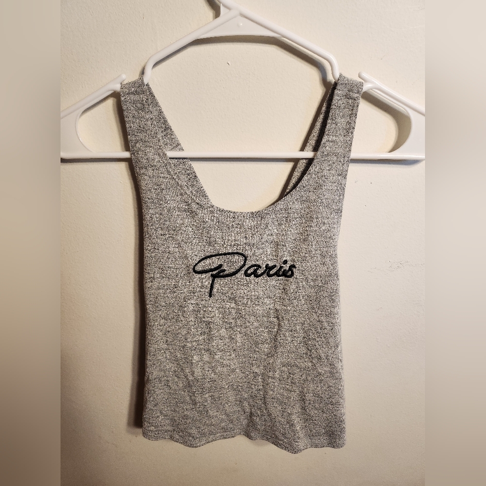 Gray tank top